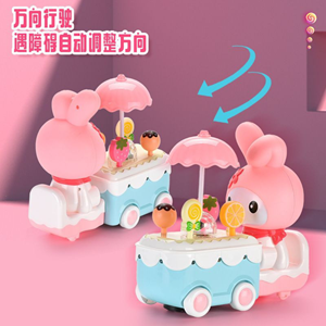 اسباب بازی نوزادی ماشین برقی آب نبات فروشی مدل خرگوشCandy Car _اسباب بازی نوزادی